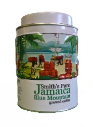 Smiths Pure Jamaican Blue Mountain Ground Coffee Tin